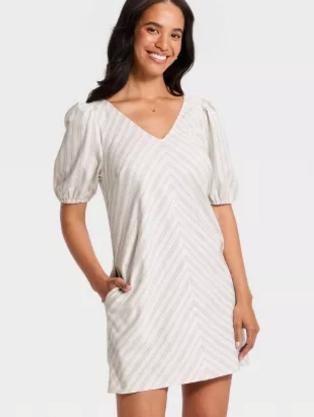 A New Day Puff Sleeve Minidress